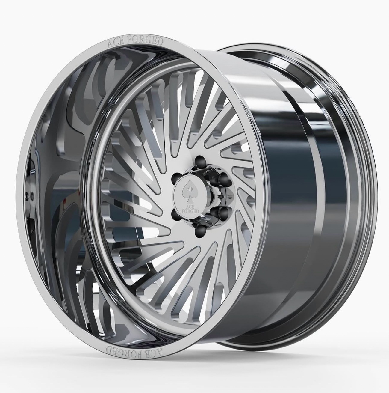 Ace Forged Dice Roll polished forged wheel