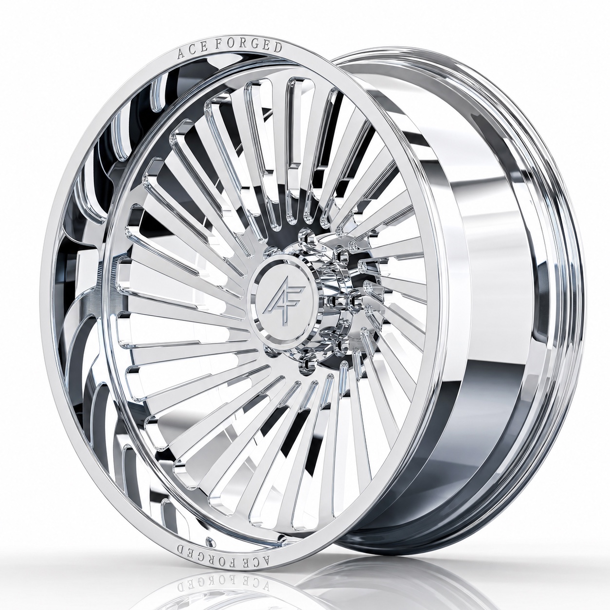 Ace Forged Gambler black and milled forged wheel