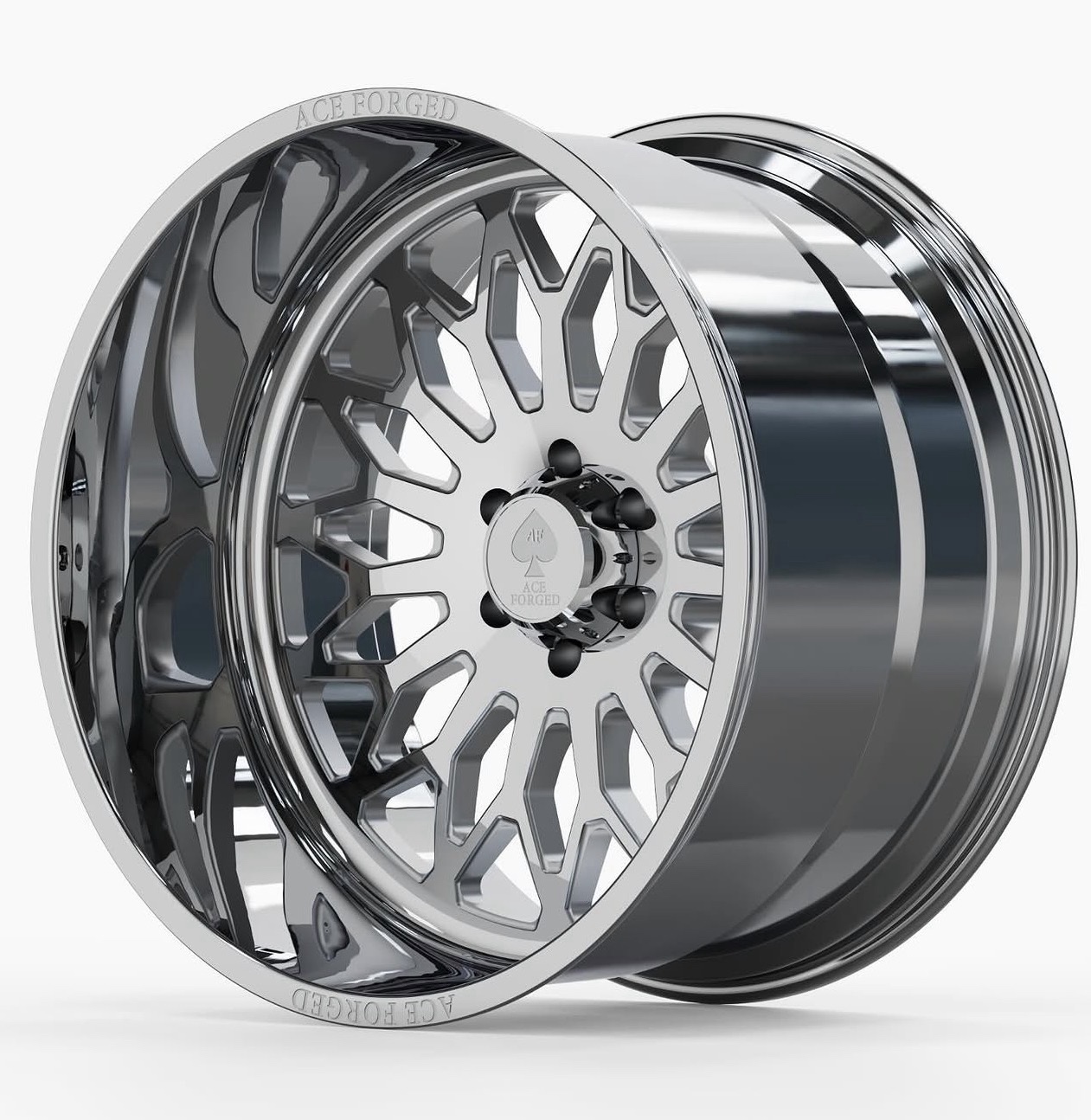 Ace Forged Spade polished forged wheel